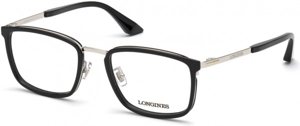 Longines LG5018-H Eyeglasses, 01A - Shiny Black