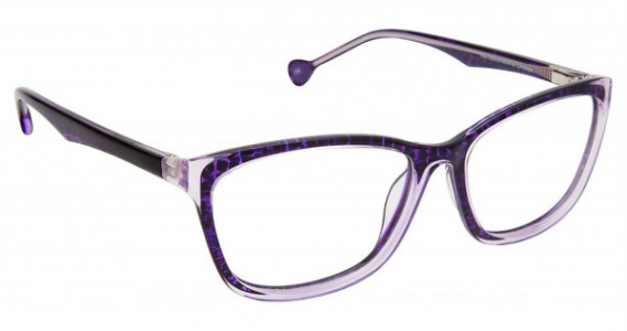 Lisa Loeb OPTIMISTIC Eyeglasses, GRAPE CRYSTAL (C1)