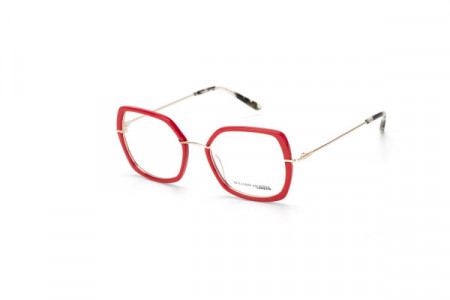 William Morris WM50163 Eyeglasses, RED/GOLD (C2)