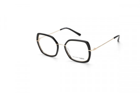 William Morris WM50163 Eyeglasses, BLACK/GOLD (C3)