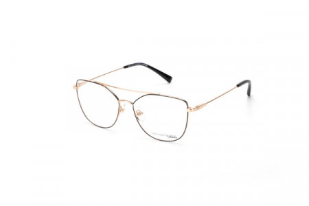 William Morris WM50160 Eyeglasses, BLACK/GOLD (C2)
