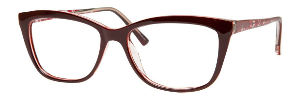 Enhance EN4195 Eyeglasses, Burgundy