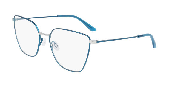 Calvin Klein CK21102 Eyeglasses, (430) MATTE TEAL BLUE