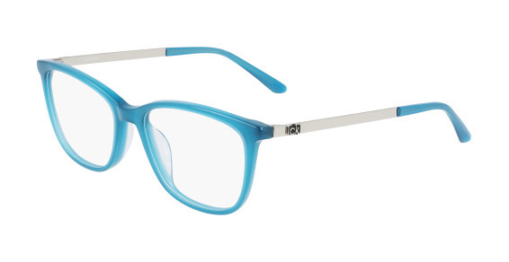 Calvin Klein CK21701 Eyeglasses, (430) MILKY TEAL BLUE