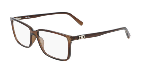 Ferragamo SF2894 Eyeglasses, (210) CRYSTAL BROWN