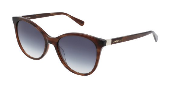 Longchamp LO688S Sunglasses, (705) STRIPED BRONZE