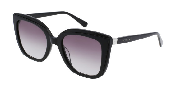 Longchamp LO689S Sunglasses, (001) BLACK