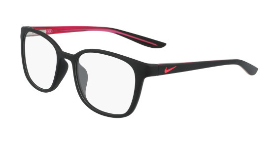Nike NIKE 5027 Eyeglasses, (006) MATTE BLACK/HYPER PINK