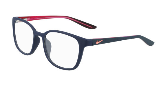 Nike NIKE 5027 Eyeglasses, (406) MATTE MIDNIGHT NAVY/PINK