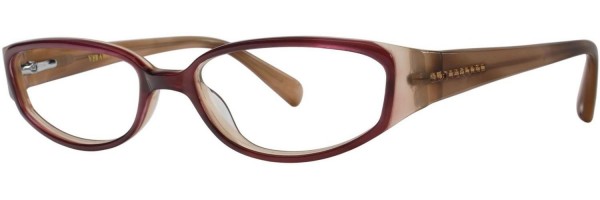 Vera Wang V179 Eyeglasses, Burgundy