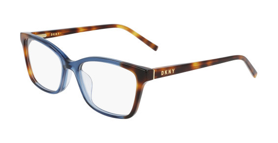 DKNY DK5034 Eyeglasses, (240) SOFT TORTOISE/NAVY