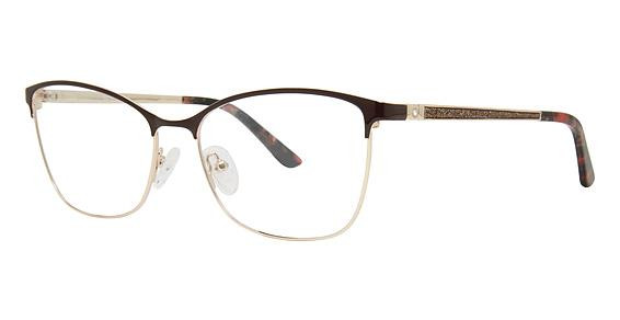 Avalon 5083 Eyeglasses, Burgundy/Gold