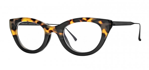 Thierry Lasry JUNGLY Eyeglasses, Black & Tokyo Tortoise Shel