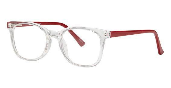 Parade 1800 Eyeglasses, Clear/red