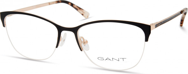 Gant GA4116 Eyeglasses, 002 - Black/Monocolor / Shiny Rose Gold