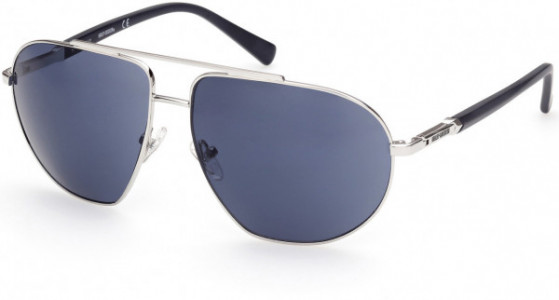 Harley-Davidson HD0950X Sunglasses, 10V - Shiny Light Nickeltin / Blue