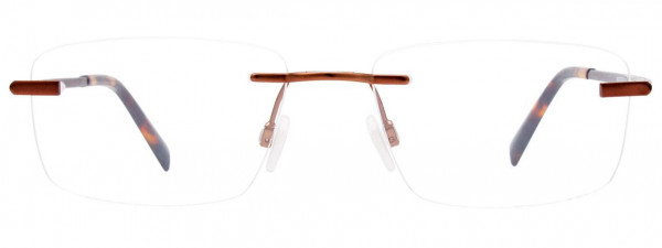EasyClip EC573 Eyeglasses, 010 - Satin Brown