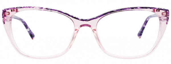 Takumi TK1157 Eyeglasses, 080 - Purple Marbled & Crystal Light Pink