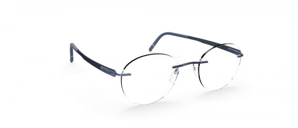 Silhouette Blend EP Eyeglasses, 4540 Navy Blue