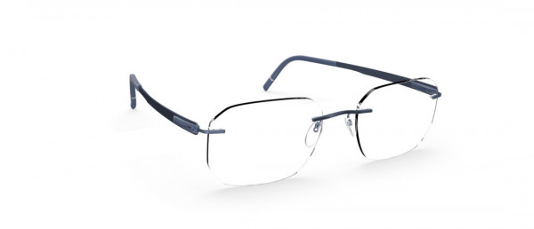 Silhouette Blend KX Eyeglasses, 4540 Navy Blue
