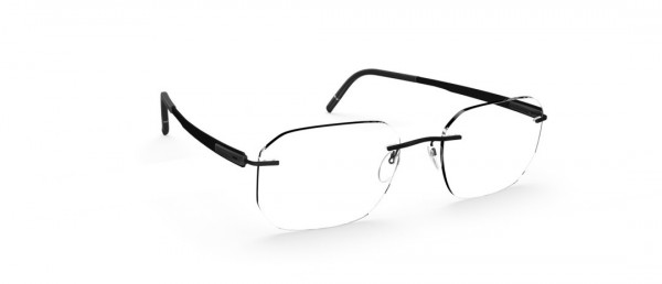 Silhouette Blend KX Eyeglasses, 9040 Pure Black