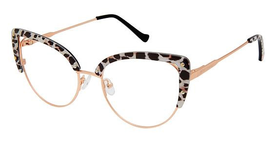 Betsey Johnson SHOWTIME Eyeglasses, GOLD