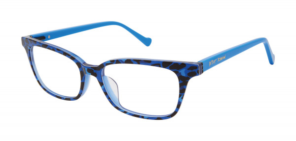Betsey Johnson Wildhearts Eyeglasses, Blue