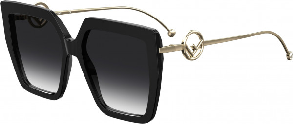 Fendi Fendi 0410/S Sunglasses, 0807 Black