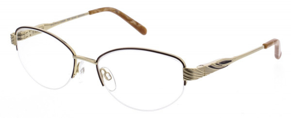 DuraHinge D 44 Eyeglasses, Brown
