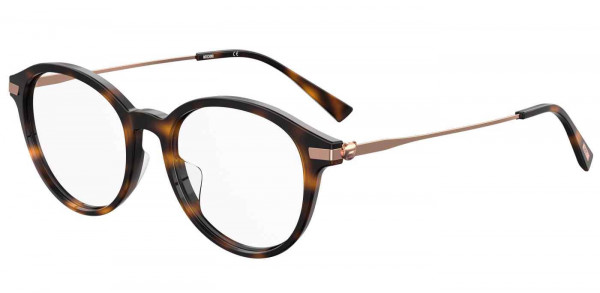 Moschino MOS566/F Eyeglasses, 0086 HAVANA