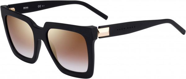 HUGO BOSS Black Boss 1152/S Sunglasses, 0003 Matte Black