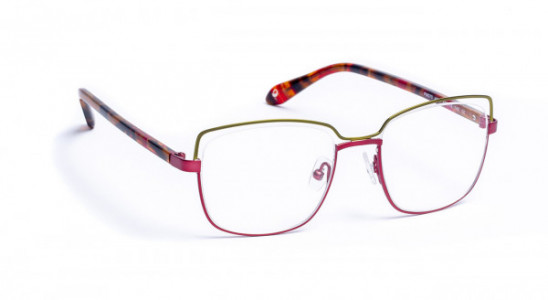 J.F. Rey PM070 Eyeglasses, GREEN/PLUM (4075)