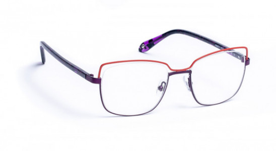 J.F. Rey PM070 Eyeglasses, MATT BLUSH/DARK PURPLE (8575)