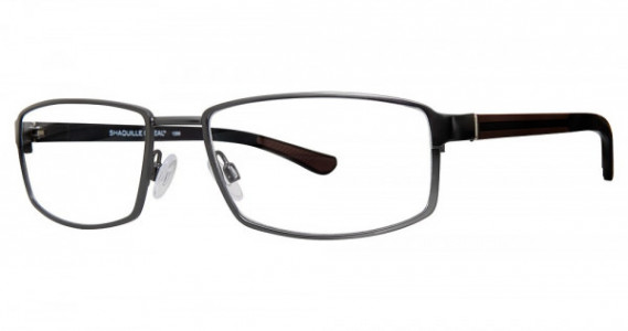 Shaquille O’Neal Shaquille O&#39;Neal 135M Eyeglasses, 058 Gunmetal