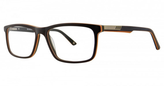 Shaquille O’Neal Shaquille O&#39;Neal 149Z Eyeglasses, 323 M.Blk/Orange
