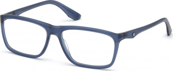 BMW Eyewear BW5004 Eyeglasses, 091 - Matte Blue / Matte Blue