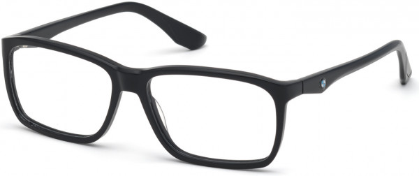 BMW Eyewear BW5005 Eyeglasses, 002 - Matte Black
