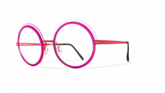 Blackfin Saint Lazar Eyeglasses, C1146 - Red/Transparent Purple Acetate