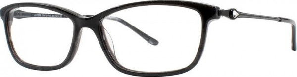 Adrienne Vittadini 1266 Eyeglasses, Jet Horn