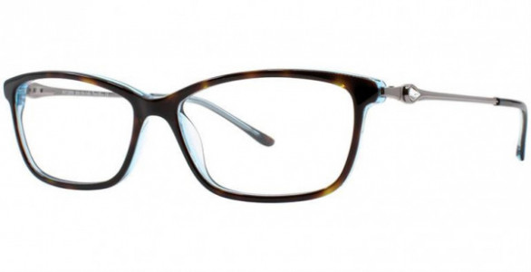 Adrienne Vittadini 1266 Eyeglasses, Tort/Blue
