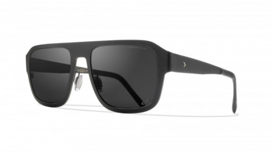 Blackfin Severson Sunglasses, C1334P - Black/Gray (Polarized Solid Smoke)