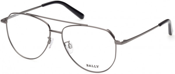 Bally BY5035-H Eyeglasses, 008 - Shiny Gunmetal