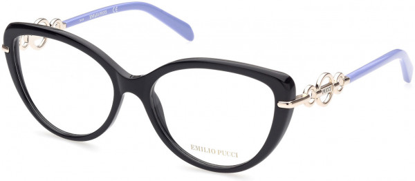 Emilio Pucci EP5162 Eyeglasses, 001 - Shiny Black