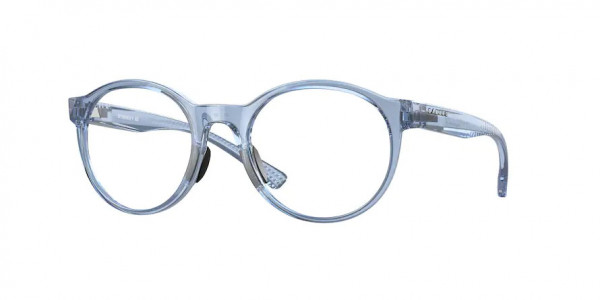 Oakley OX8176 SPINDRIFT RX Eyeglasses, 817607 SPINDRIFT RX TRANSPARENT BLUE (BLUE)
