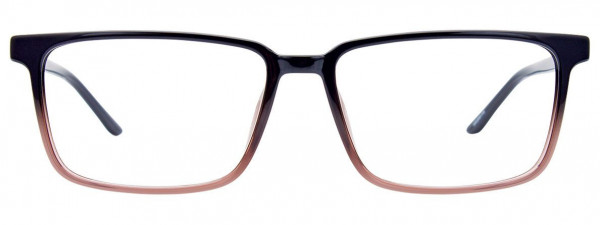 CoolClip CC847 Eyeglasses, 020 - Dark Grey & Light Crystal Brown/Dark Grey