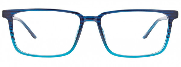 CoolClip CC847 Eyeglasses, 050 - Marbled Dark Blue & Crystal Blue/Marbled Dark Blue