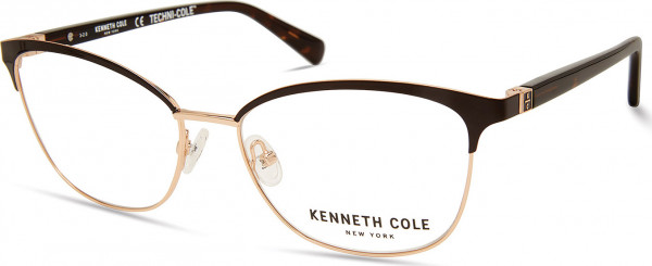 Kenneth Cole New York KC0329 Eyeglasses, 048 - Black/Monocolor / Dark Havana