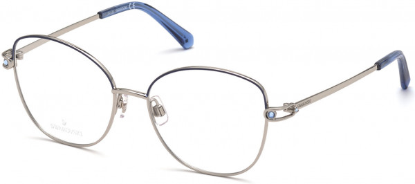 Swarovski SK5398 Eyeglasses, 16A - Shiny Palladium