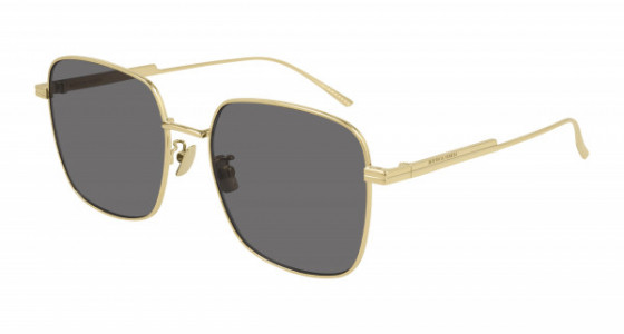 Bottega Veneta BV1082SK Sunglasses, 001 - GOLD with GREY lenses