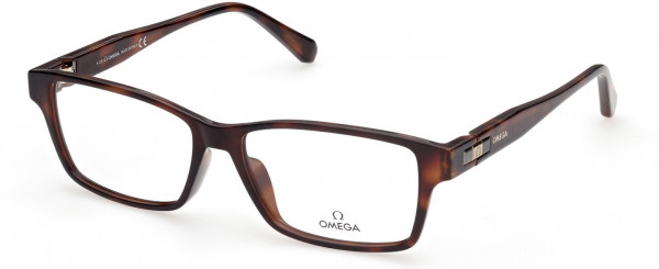 Omega OM5019-H Eyeglasses, 052 - Dark Havana